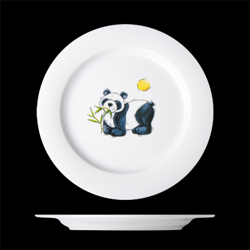 TIME / Teller flach - Panda