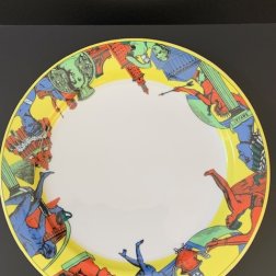 Teller flach OLYMP gelb