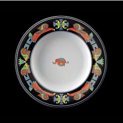 Teller tief HIPPO schwarz