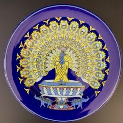 Teller flach PAVO dunkelblau