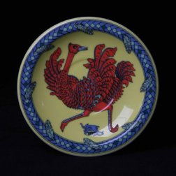 Espresso-Untertasse STRUZZO gelb