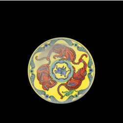 Espresso-Untertasse SAKI gelb