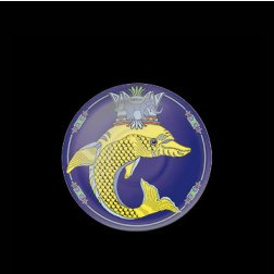 Espresso-Untertasse KING dunkelblau