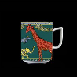Maxi-Tasse GIRAFFE grün