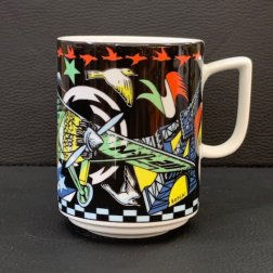 Maxi-Tasse TRANSATLANTIC schwarz