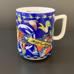 Maxi-Tasse TRANSATLANTIC dunkelblau