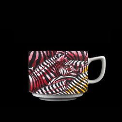 Kaffee-Tasse CARINA (Zebra)